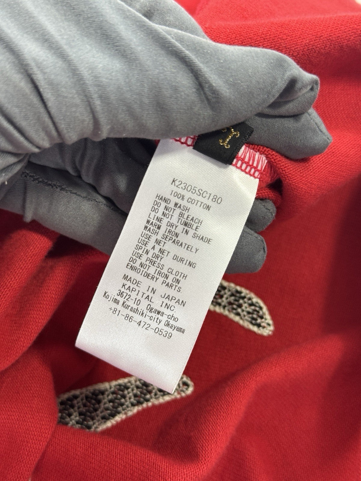 Kapital Jersey Bone Oversized Baseball Shirt, photo 9