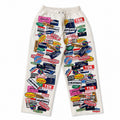 Satoshi Nakamoto Codex Print Leather Pants, photo 2