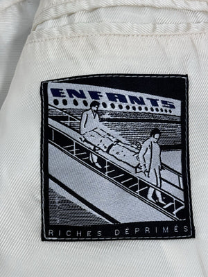 Enfants Riches Deprimes Go To Dallas Print Splattered Leather Jacket, photo 5