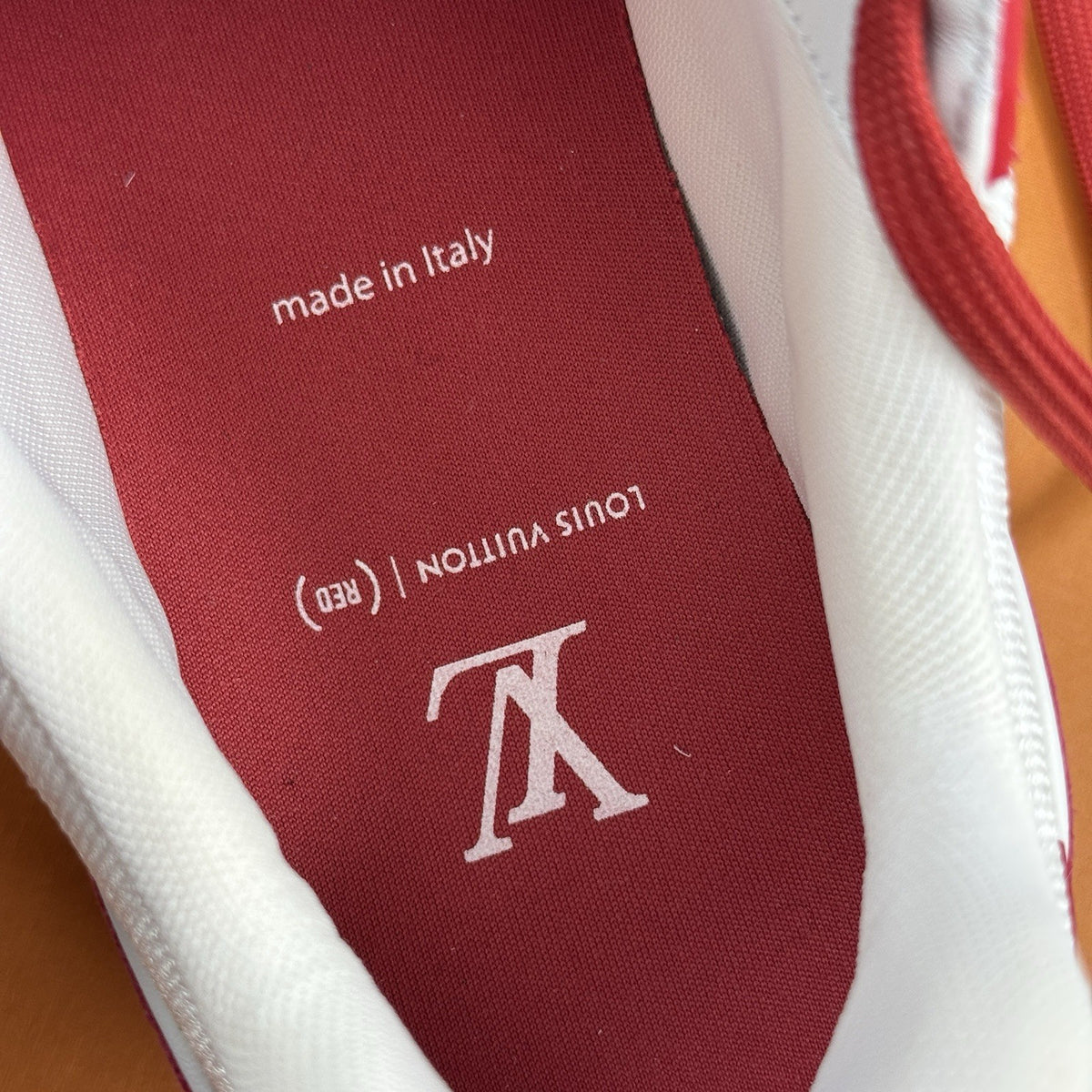 Louis Vuitton x Virgil Abloh Red Classic Sneakers, photo 10