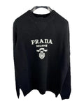 Prada Logo Crew Neck Knit Jumper, photo 1