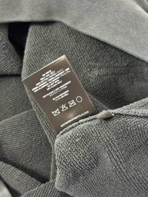 Satoshi Nakamoto Logo Print Embellished Jersey Hoodie، الصورة 6