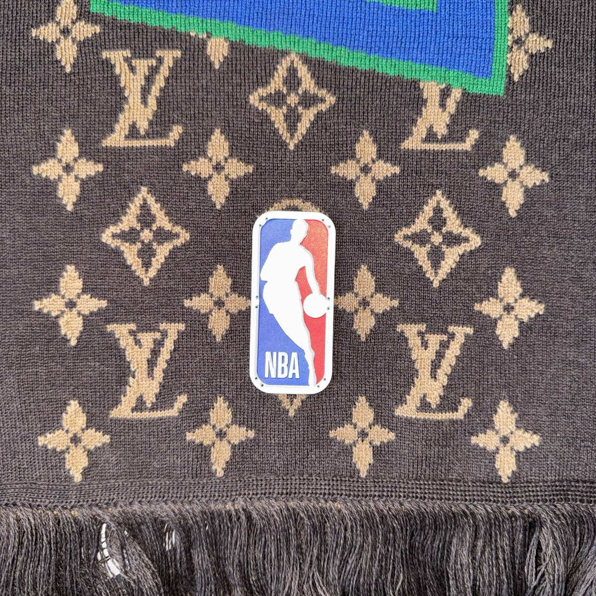 Louis Vuitton by Virgil Abloh x NBA Letter Large Scarf 2020/2021, photo 3
