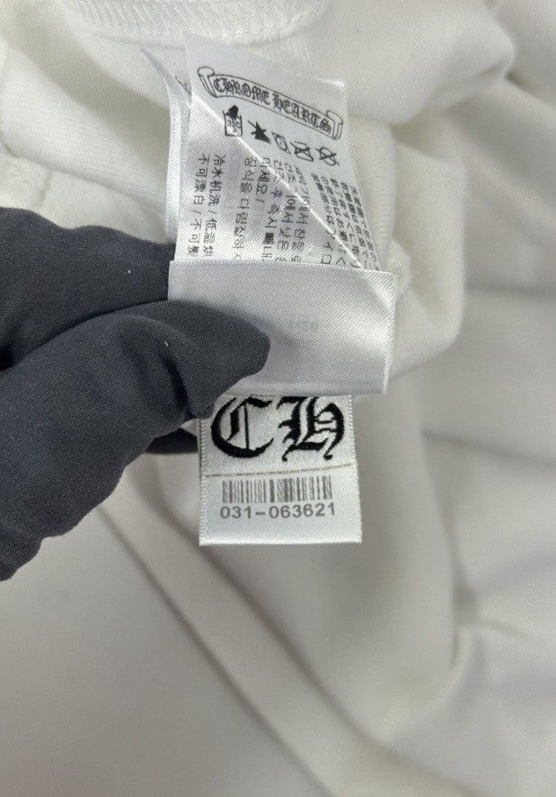Chrome Hearts 1 of 1 Sample Leather Cross Long Sleeve T-Shirt, photo 14