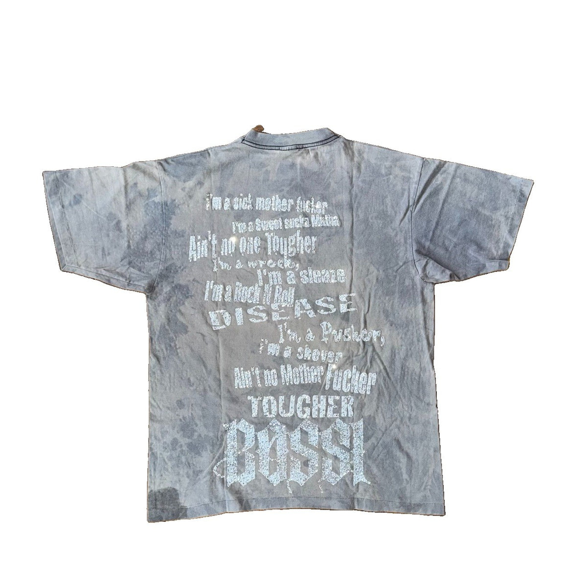 Bossi 1 of 1 Rhinestone Embellished Motley Crue Vintage T-Shirt, photo 2