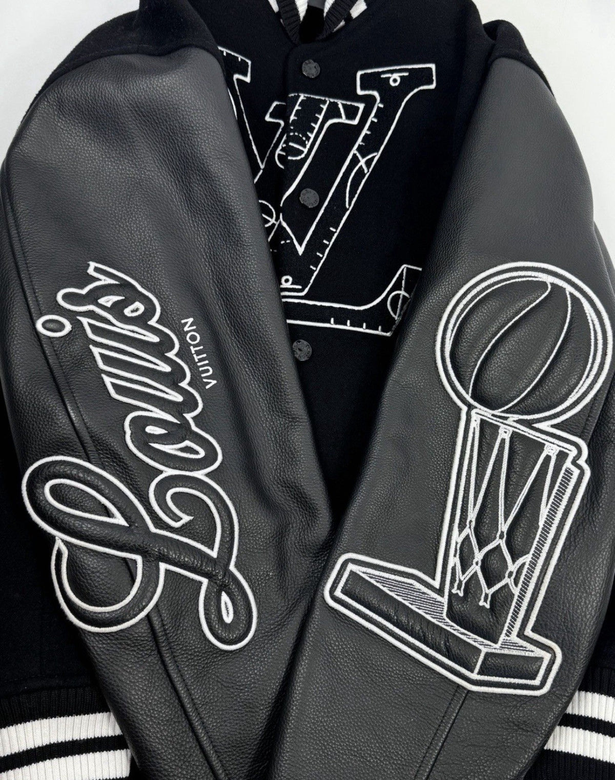 Louis Vuitton x NBA Logo Embossed Varsity Jacket, photo 5