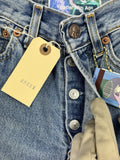 Better With Age Gentlemen’s Triple Wide Long Denim Shorts، الصورة 8
