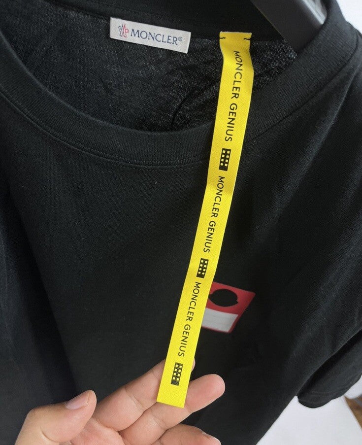 Moncler x Fragment Hiroshi Fujiwara Black Maglia T-Shirt, photo 4