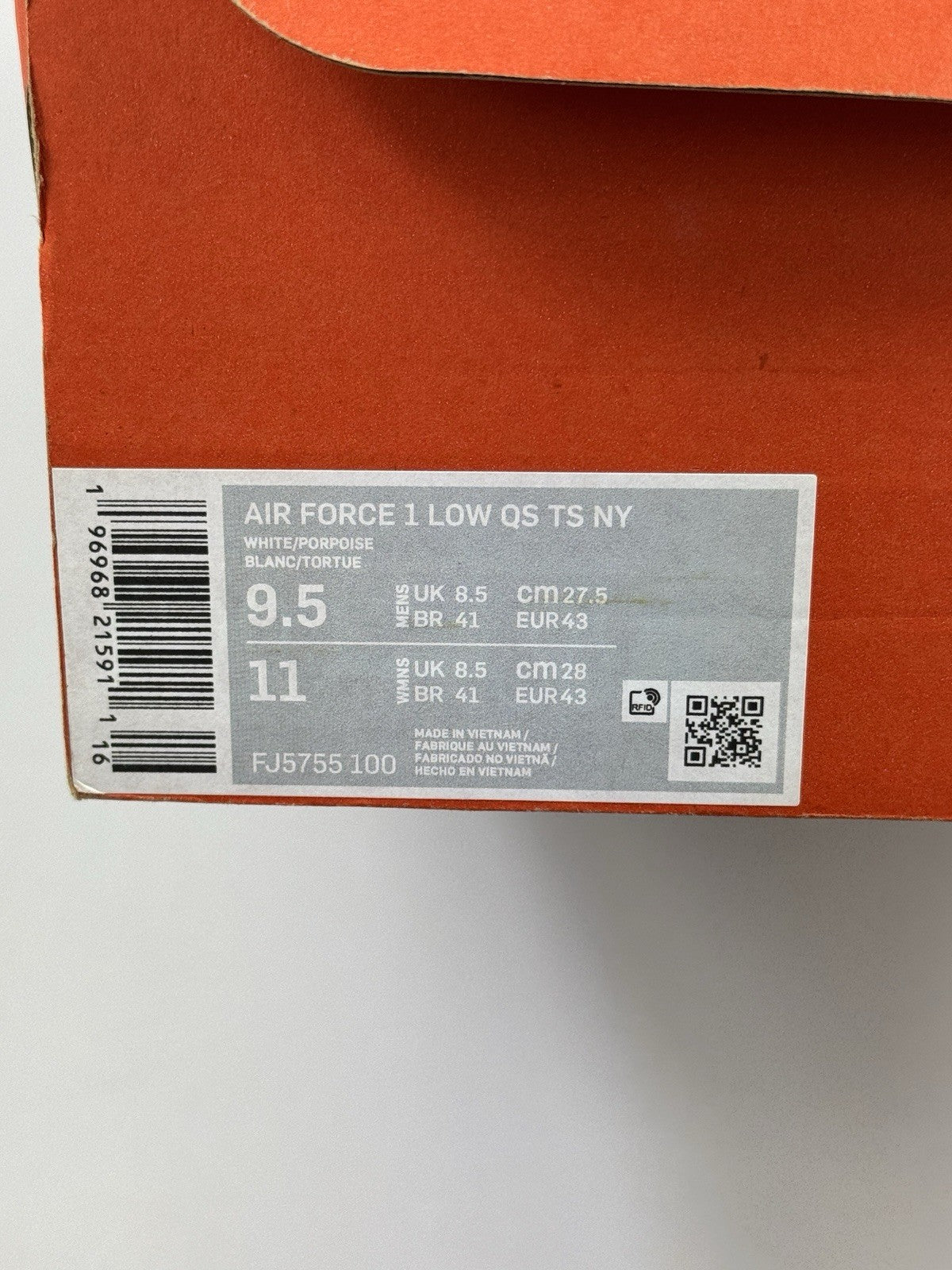 Nike Air Force 1 x Terror Squad Loyalty Low Sneakers QS TS NY, photo 11