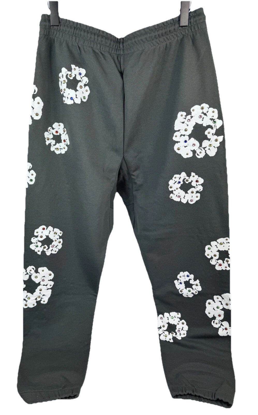 Denim Tears Rhinestone Cotton Wreath Sweatpants, photo 4