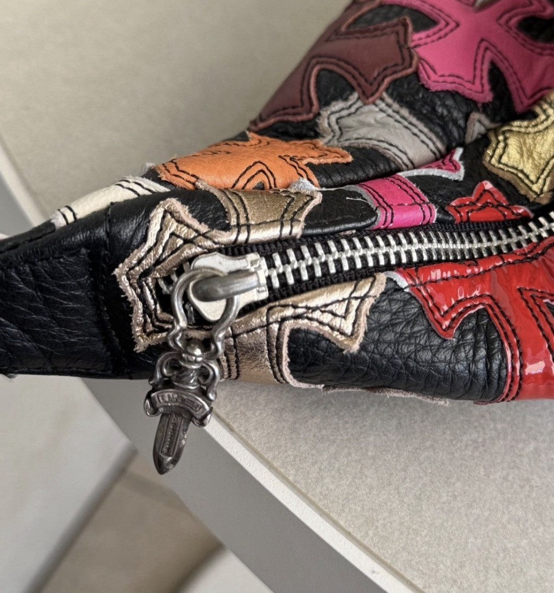 Chrome Hearts Multicolour Cross Patch Snat Medium Waist Bag, photo 9