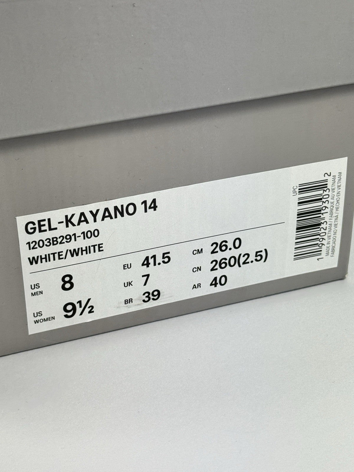 Thom Browne x Asics Gel Kayano 14 White (London Exclusive) Trainers, photo 15
