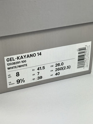 Thom Browne x Asics Gel Kayano 14 White (London Exclusive) Trainers, photo 15