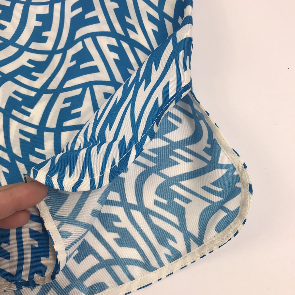 Fendi FF Vertigo Print Blue Bermuda Shorts, photo 5