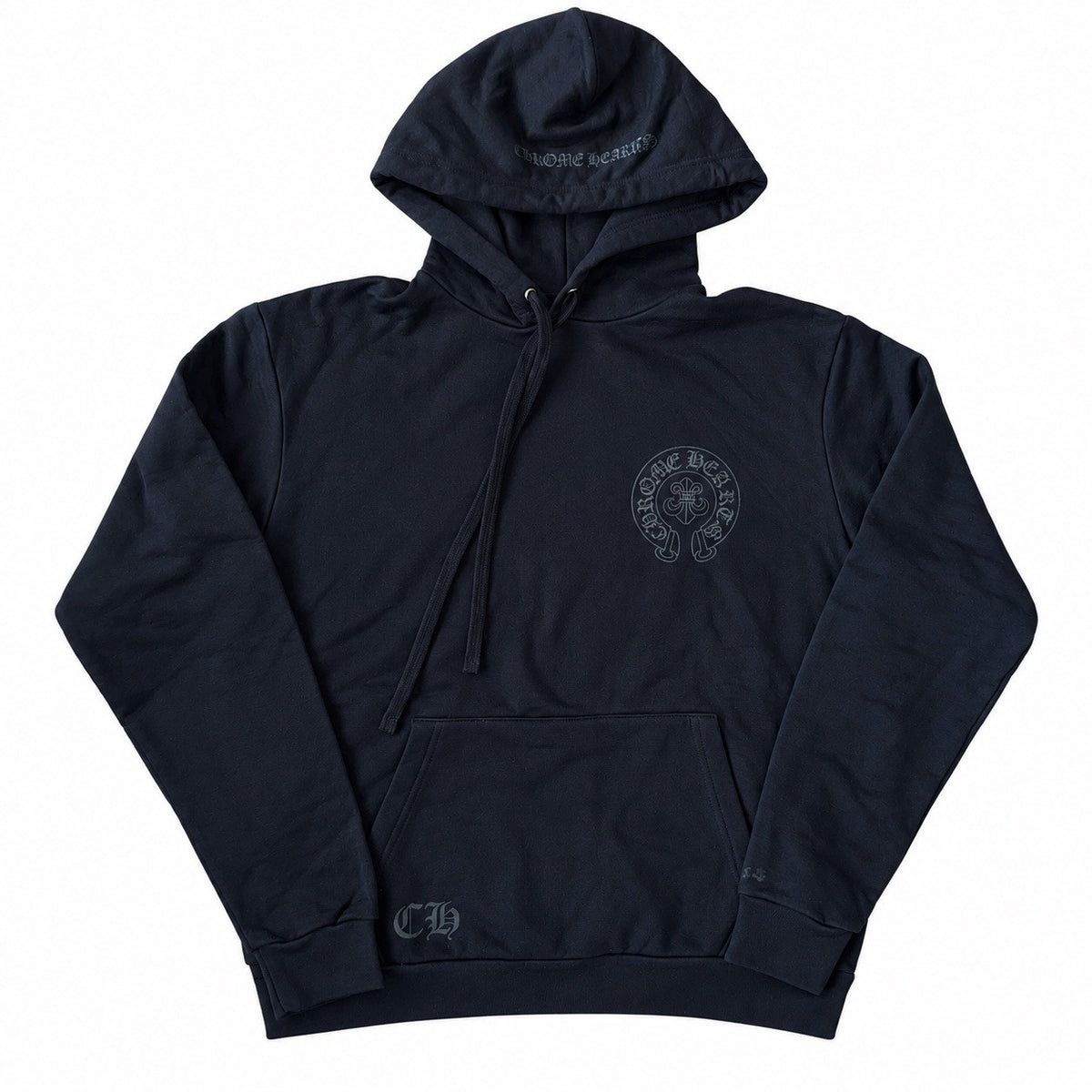 Chrome Hearts Cannes Exclusive Black Logo Print Hoodie, photo 2