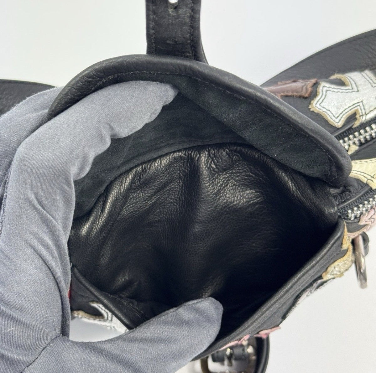 Chrome Hearts Multi Cross Snat Patch Mini Waist Bag, photo 15