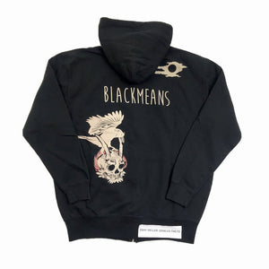Blackmeans Japan Printed Loopback Cotton-jersey Zip Hoodie（写真3）