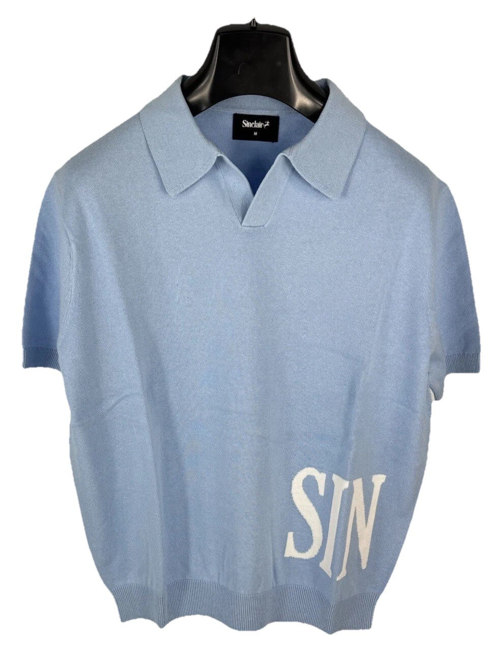 Sinclair Logo Print Short Sleeve Polo T-Shirt, photo 1
