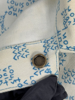 Louis Vuitton Landscape Shirt Sleeve Denim Over Shirt SS23（写真11）