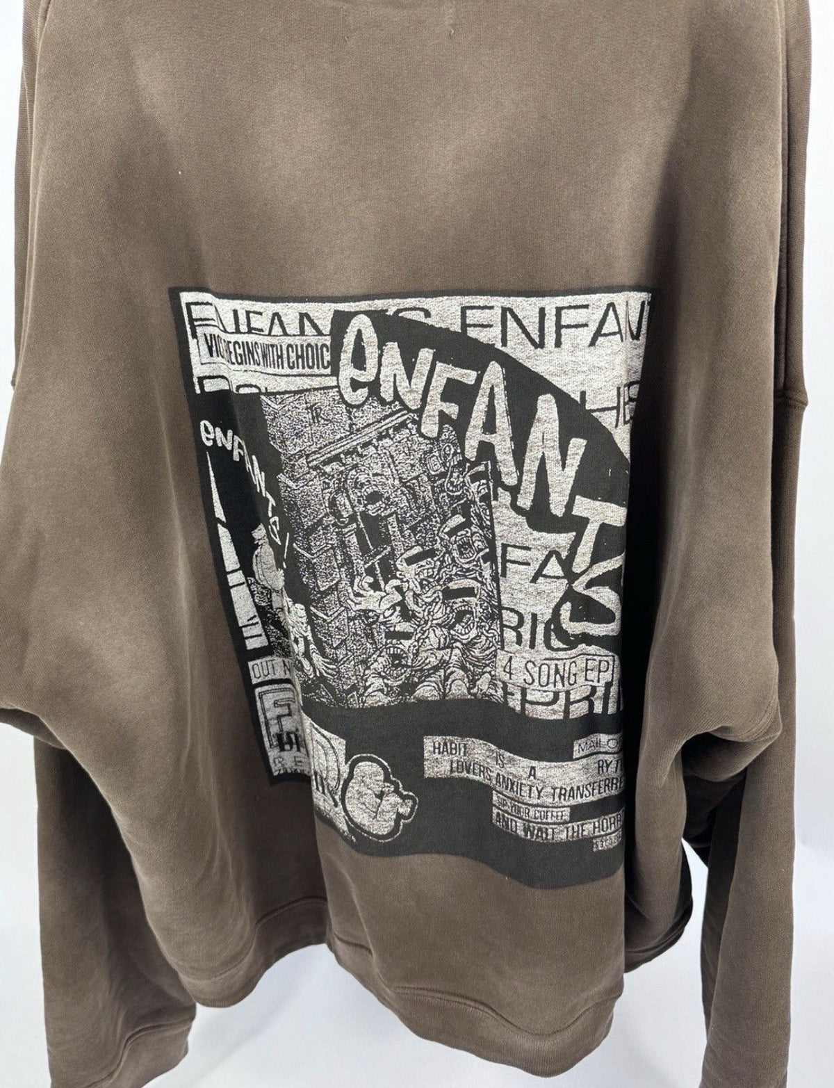 Enfants Riches Deprimes ERD Records Graphic Print Hoodie, photo 5