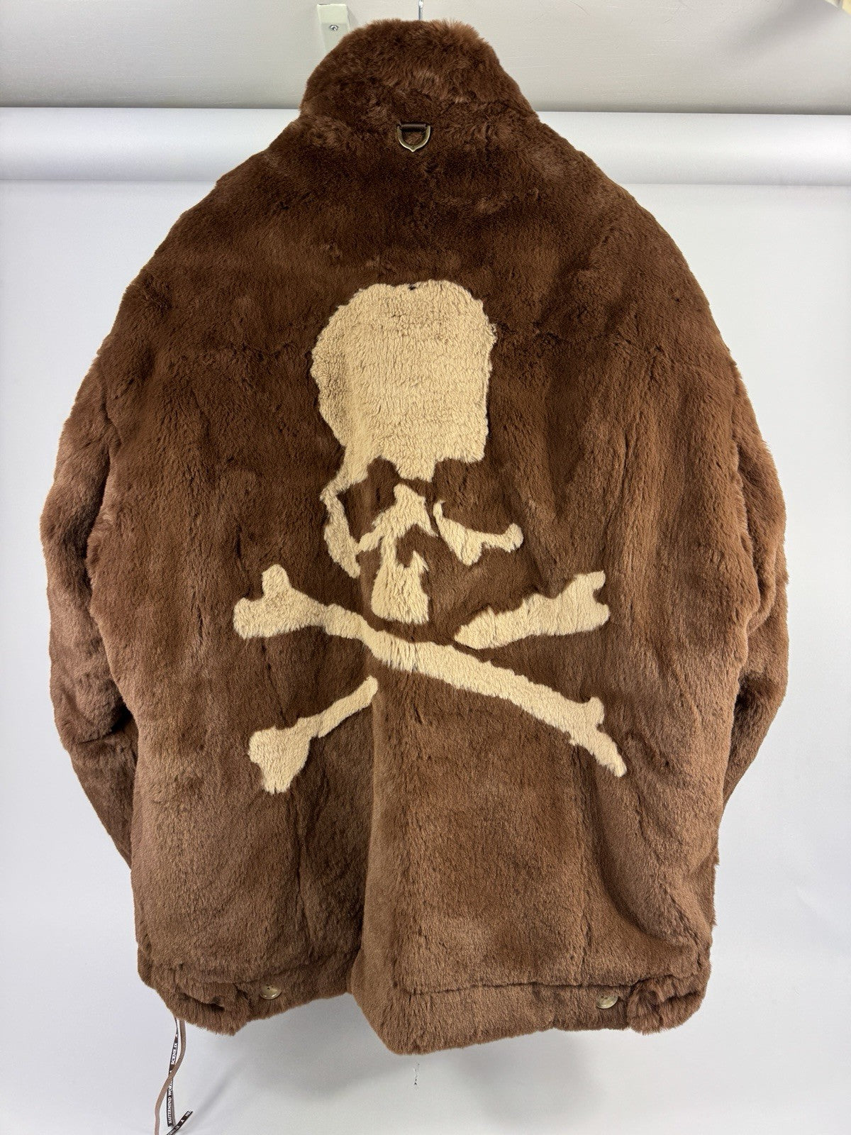 Mastermind World Faux Fur Skull Back Jacket, photo 5