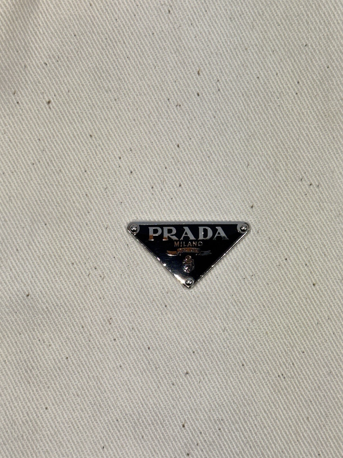 Prada Triangle Logo Oversized Denim Jacket, photo 7