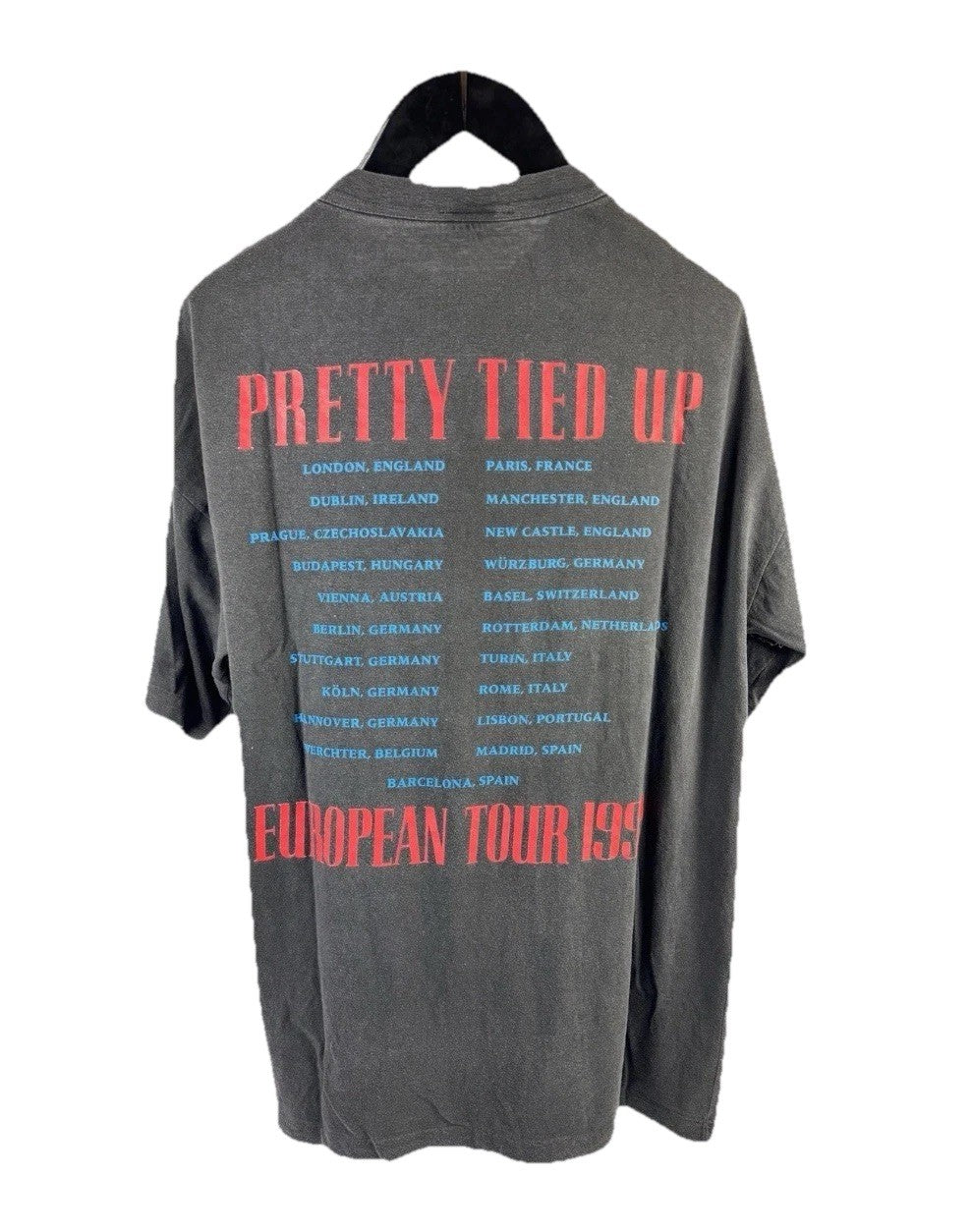 Guns N’ Roses Pretty Tied Up Nude Print 1992 Vintage T-Shirt, photo 4