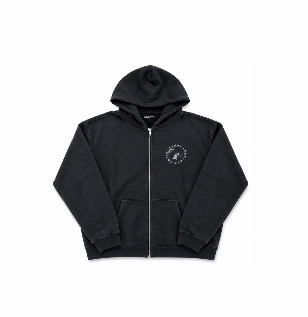 Enfants Riches Deprimes Tabac Rat Distressed Zip Hoodie, photo 2
