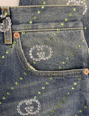 Gucci Crystal Interlocking GG Jeans, photo 8