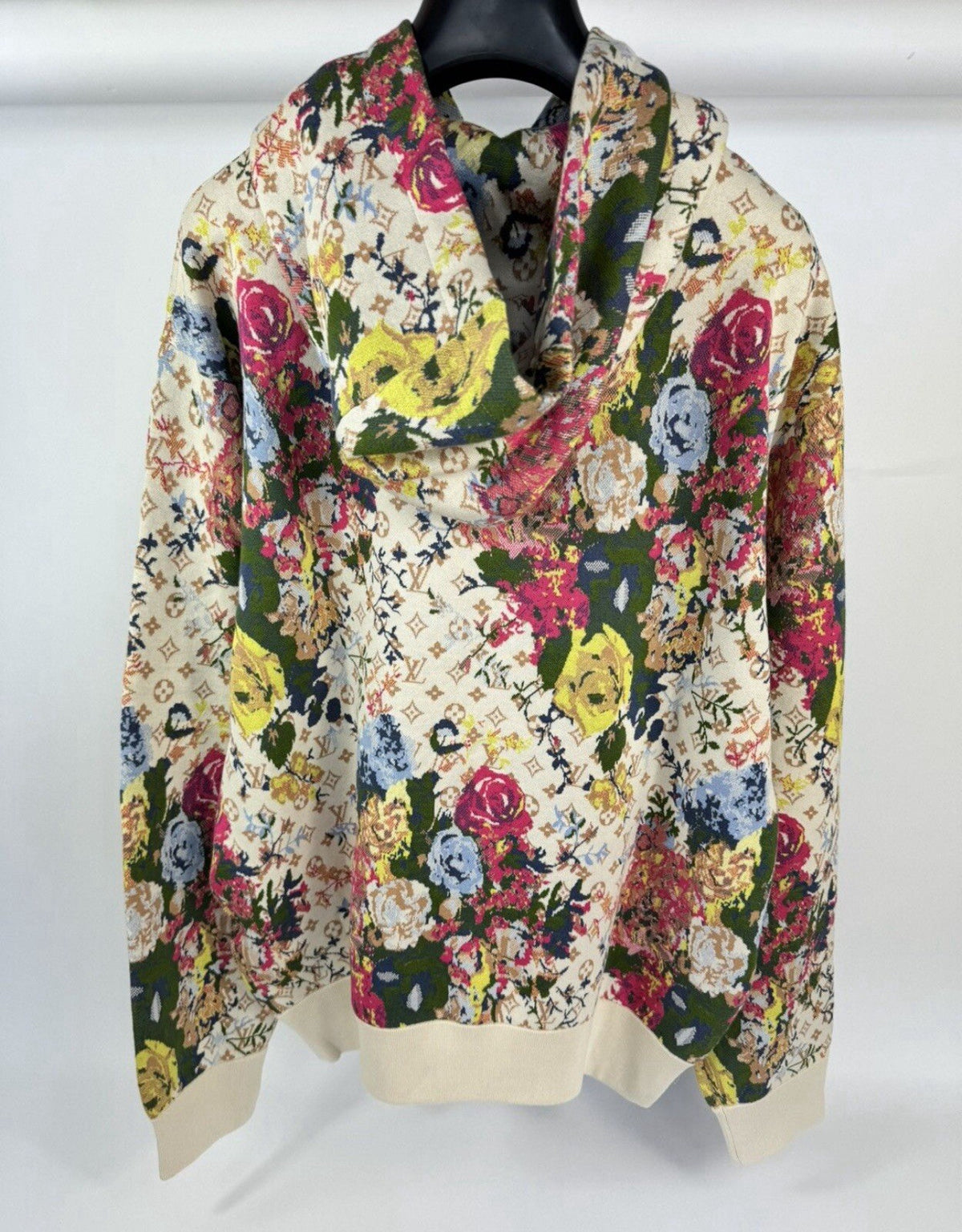 Louis Vuitton x Virgil Abloh SS20 Monogram Floral Knitted Hoodie, photo 4