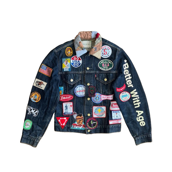 Better With Age Patch Work Denim Jacket, photo 1