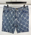 Louis Vuitton Monogram Print Denim Shorts, photo 3