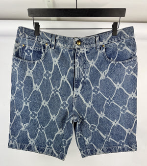 Louis Vuitton Monogram Print Denim Shorts, photo 3