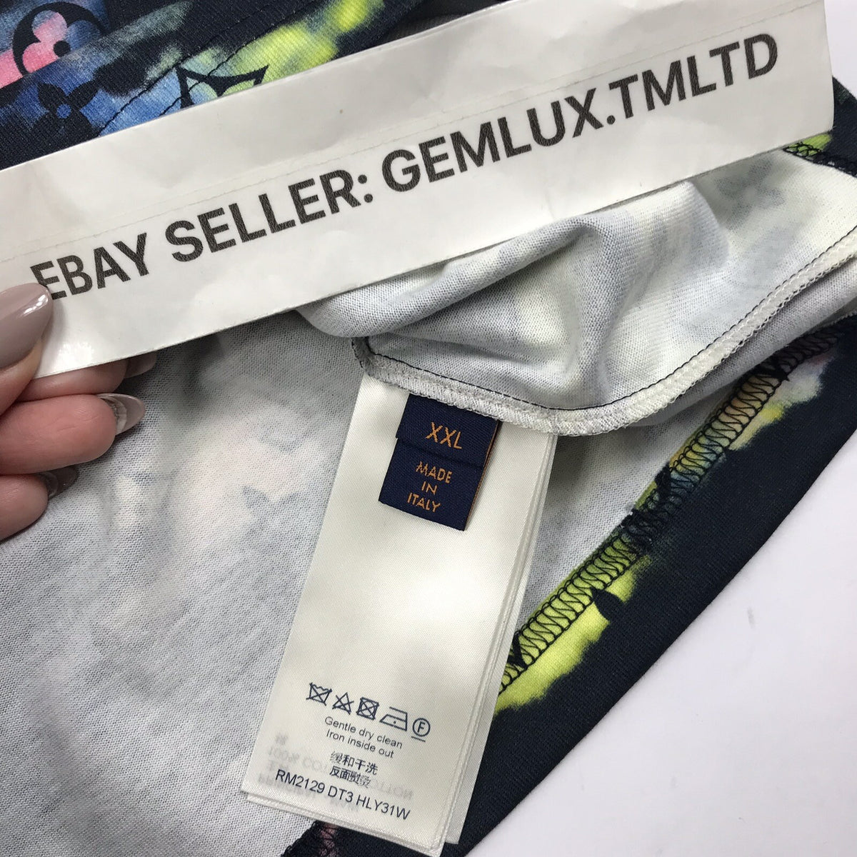 Louis Vuitton by Virgil Abloh Monogram Tie Dye Printed T-Shirt, photo 9