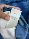 Louis Vuitton x Virgil Abloh Illusion 2054 Blue Hoodie، الصورة 19