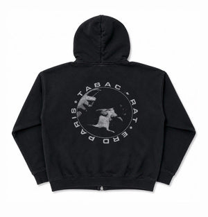 Enfants Riches Deprimes Tabac Rat Distressed Zip Hoodie（写真2）