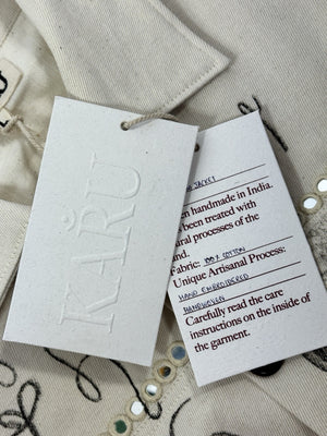Kartik Research x Small Studios Embellished Printed Denim Jacket, photo 4