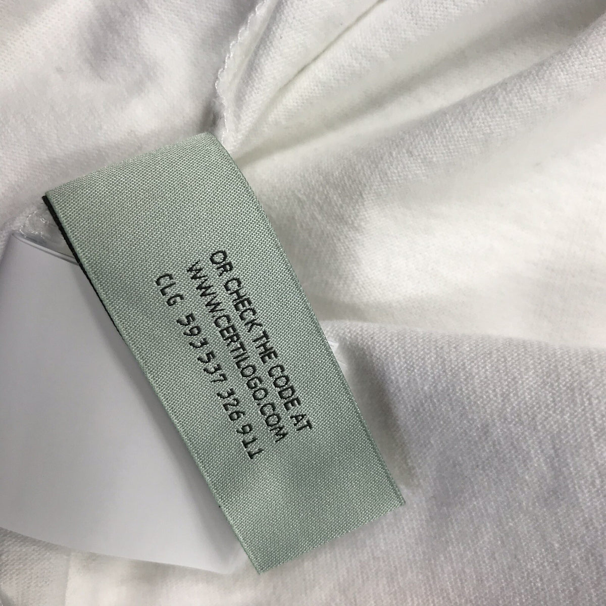 Off-White Marker S/S Over White-Blue Crewneck OS T-Shirt, photo 10