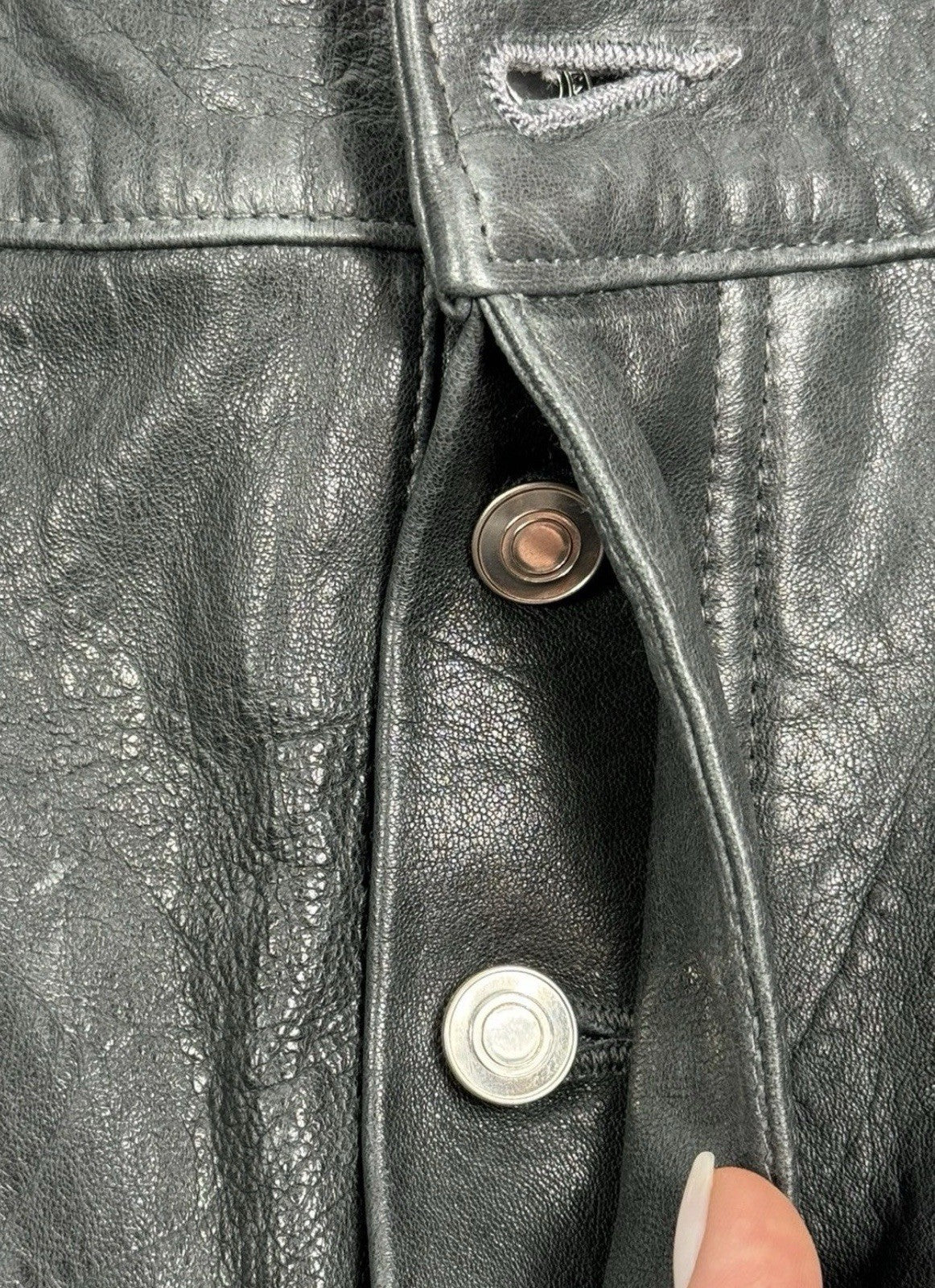 Enfants Riches Deprimes Soft Leather Slim Fit Panelled Trousers, photo 11