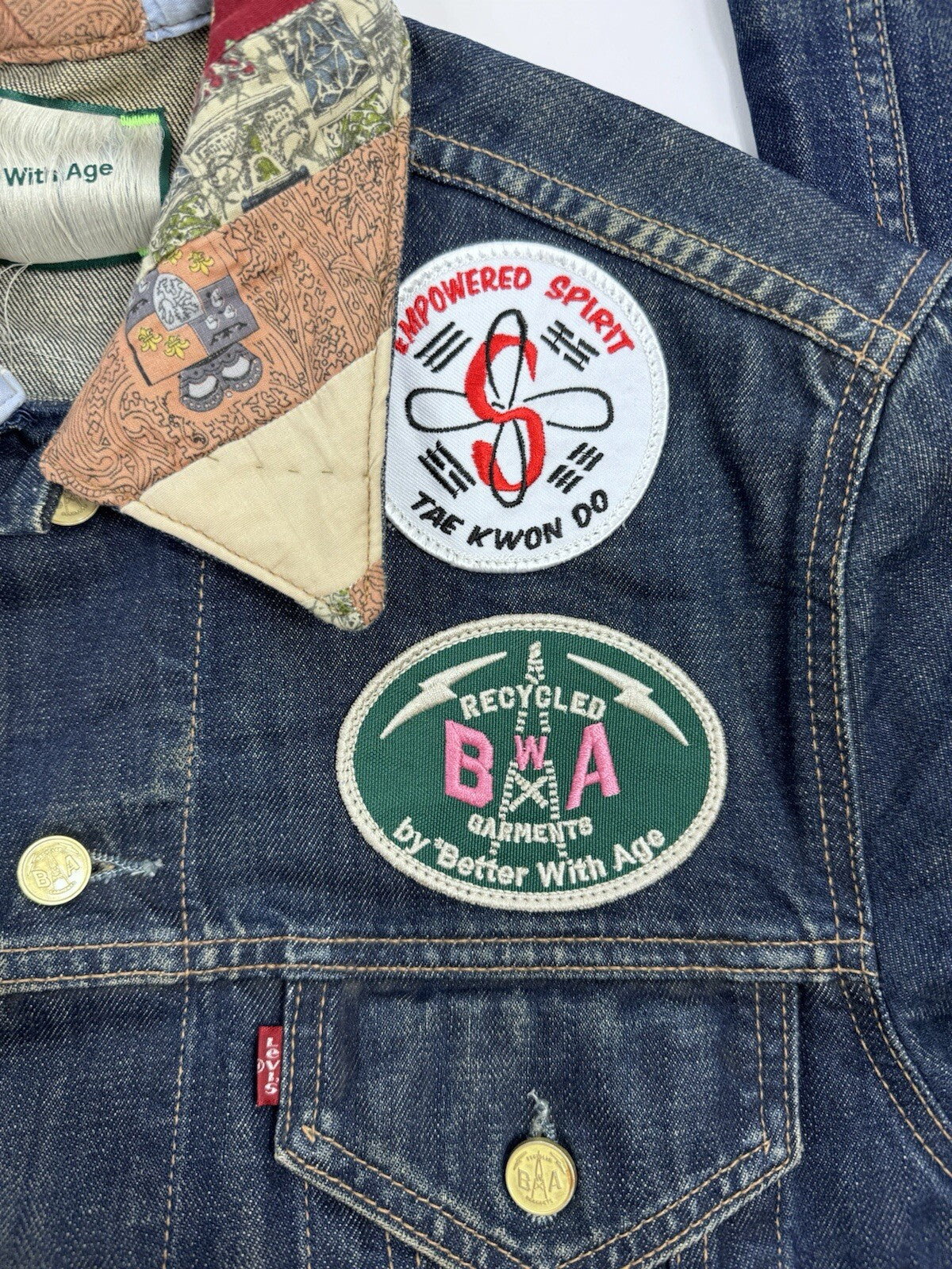 Better With Age Patch Work Denim Jacket, photo 6