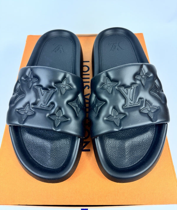 Louis Vuitton Black Waterfront Puffer Mule Slides, photo 2