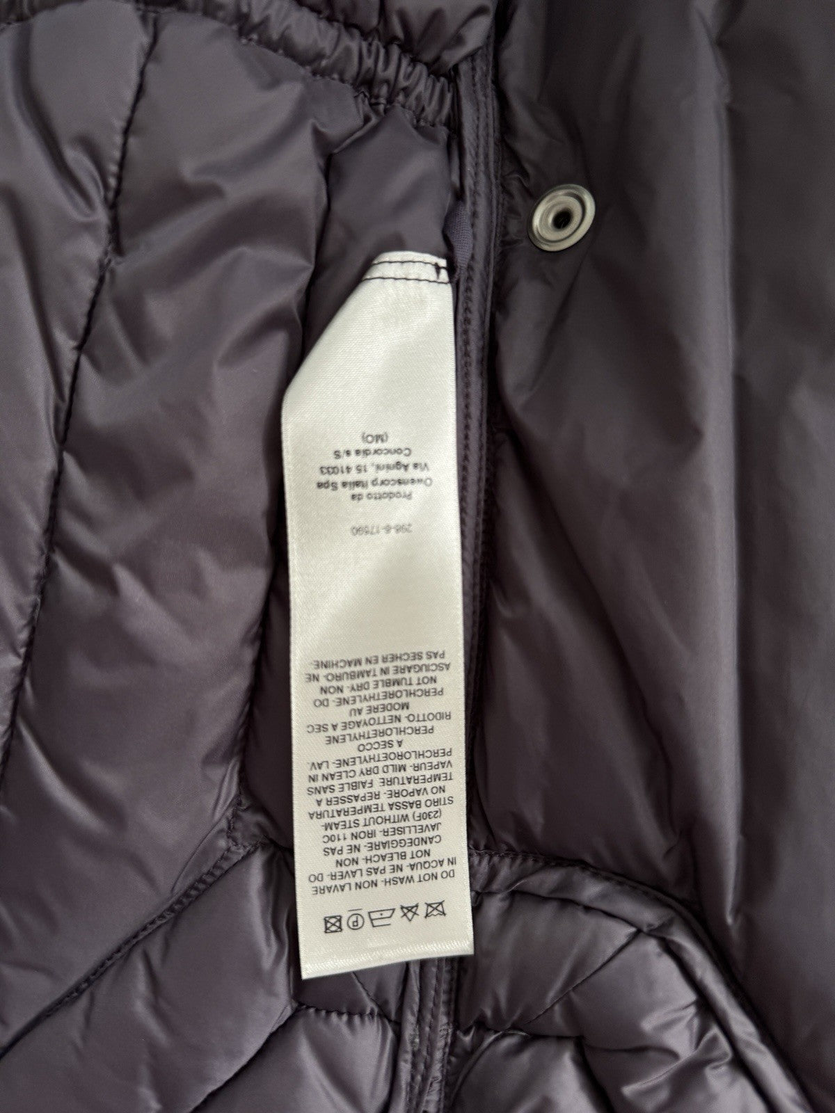 Rick Owens Padded Cargo Eggplant Vest, photo 8