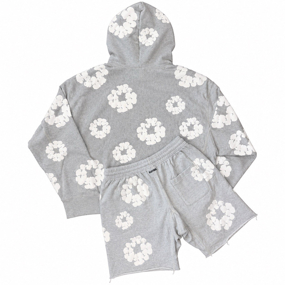 Denim Tears x Readymade Tears Cotton Print Oversized Hoodie & Short Set XL /XXL, photo 2