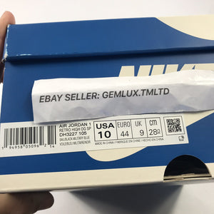 Air Jordan 1 Retro High OG SP Fragment x Travis Scott Trainers، الصورة 9