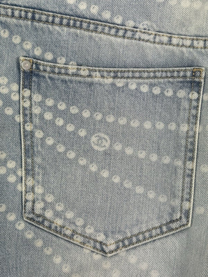 Chanel Logo Print Denim Jeans، الصورة 7