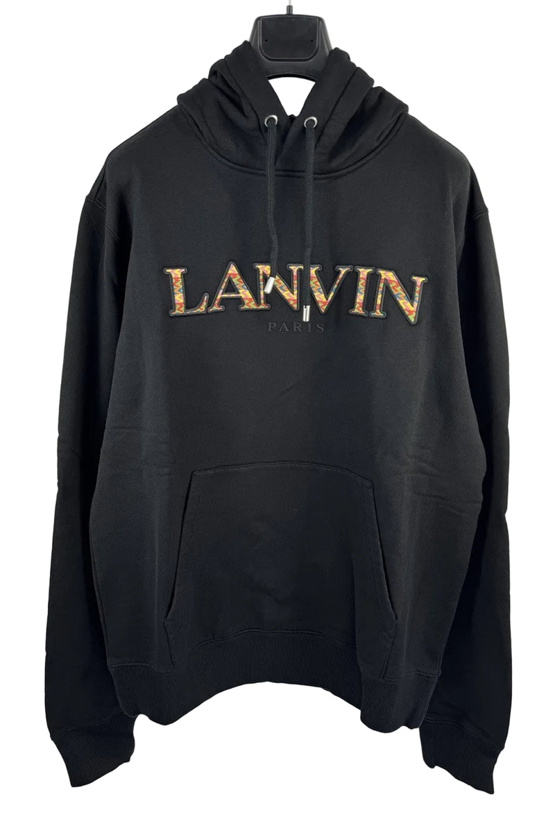Lanvin Lace Embroidered Logo Hoodie, photo 1
