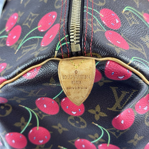 Louis Vuitton x Takashi Murakami Cherry Monogram 45 Keepall Duffle 2005 Cerises، الصورة 6