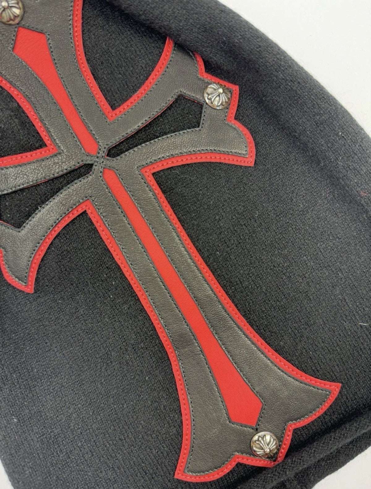 Chrome Hearts Cross Patch And Silver Detailed Beanie, photo 3