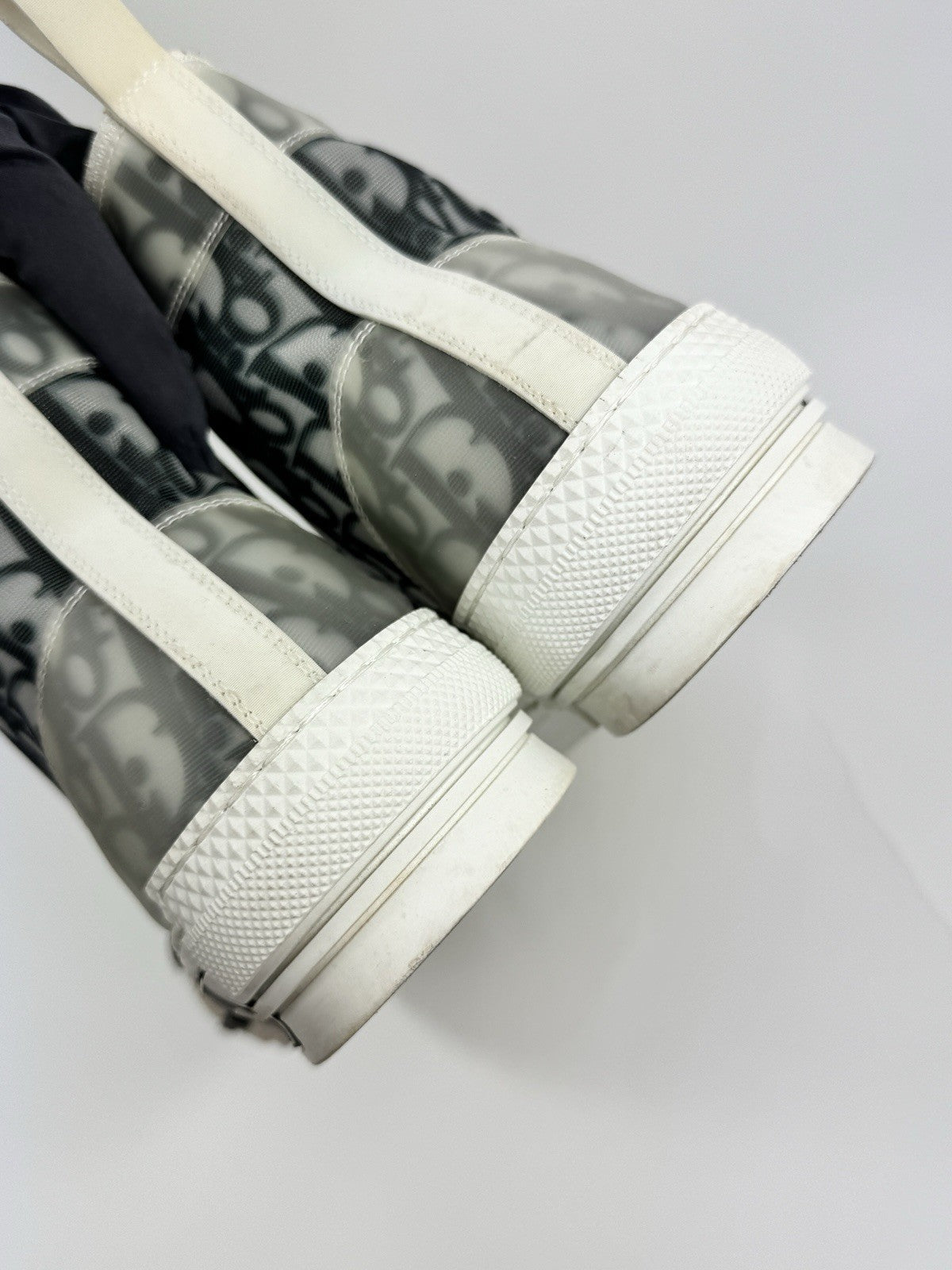 Dior Oblique Print High Top Sneakers, photo 5