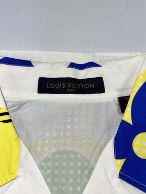 Louis Vuitton 2020 Multicolor Monogram Open Collar Short-Sleeve Shirt, photo 3